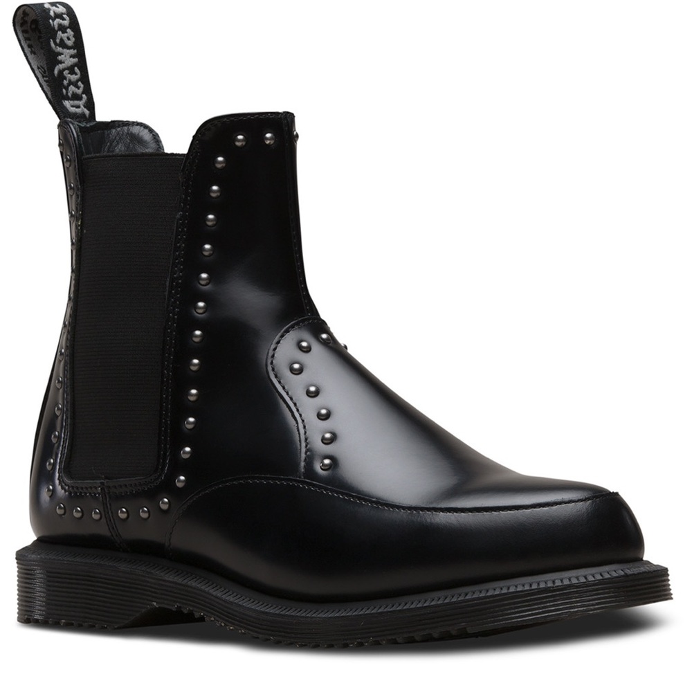 Dr. Martens Aimelya Stud Black Chelsea Boot UK6US8